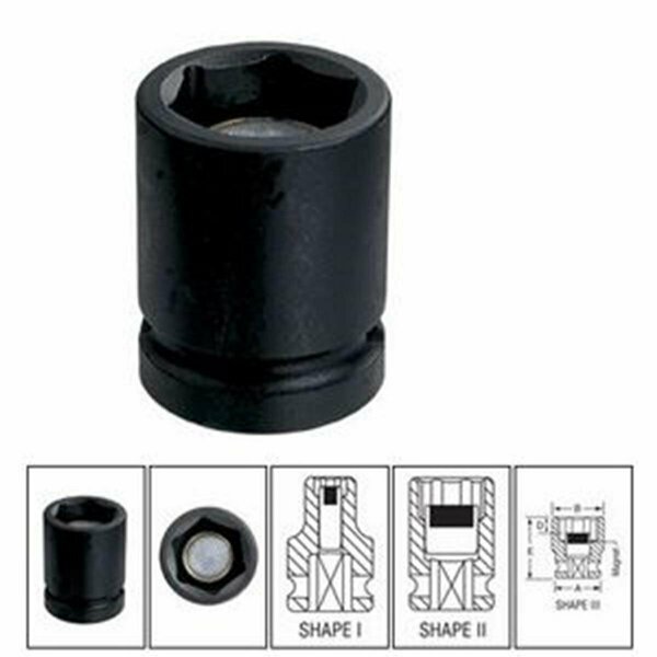 Protectionpro 0.38 in. Magnetic Impact Socket 16 mm. PR3577431
